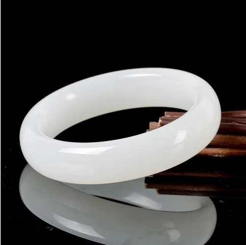 Men Accessories Bracelet - Bracelet jonc diversifié blanc naturel véritable,