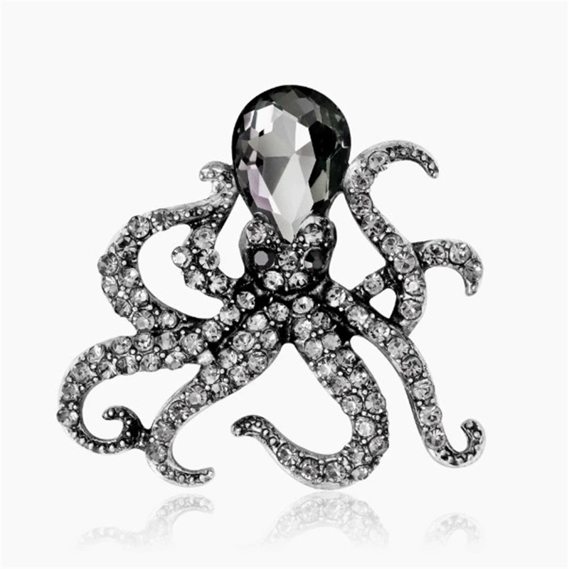 Men'S Accessories Trends 2025 - Broche poulpe rétro pour hommes et