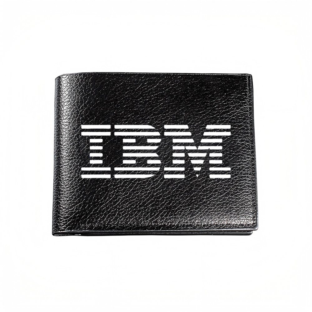 Men Accessories Look - Portefeuille pour homme avec logo IBM
