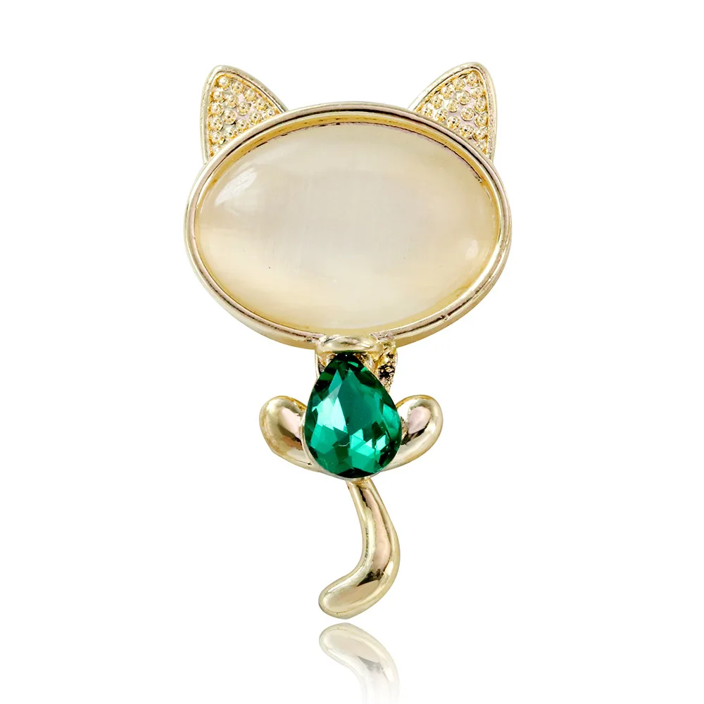 Men'S Accessories Trends 2025 - 1 pièce Broche chat chic pour