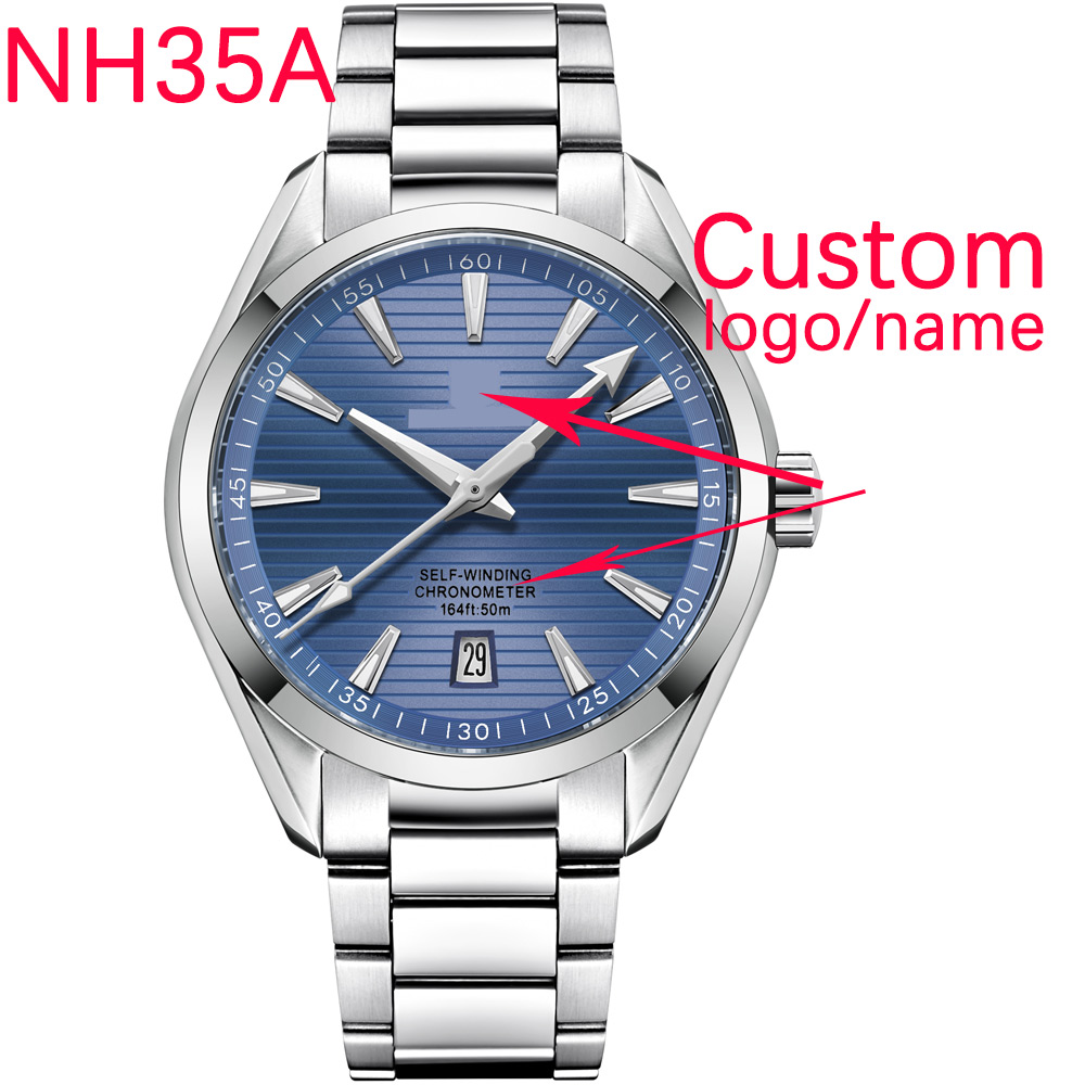 Men Accessories Bracelet - Luxe NH35 Movt Logo personnalisé 41mm