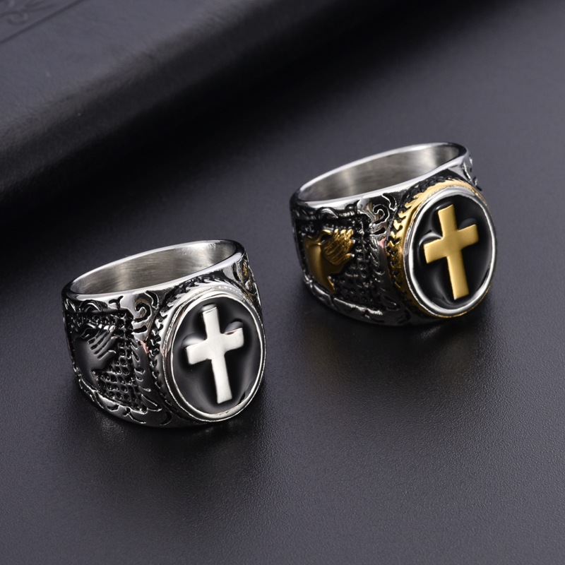 Bague Homme Amulette Croix Jés - Men'S Accessories Hand Bands avis et prix