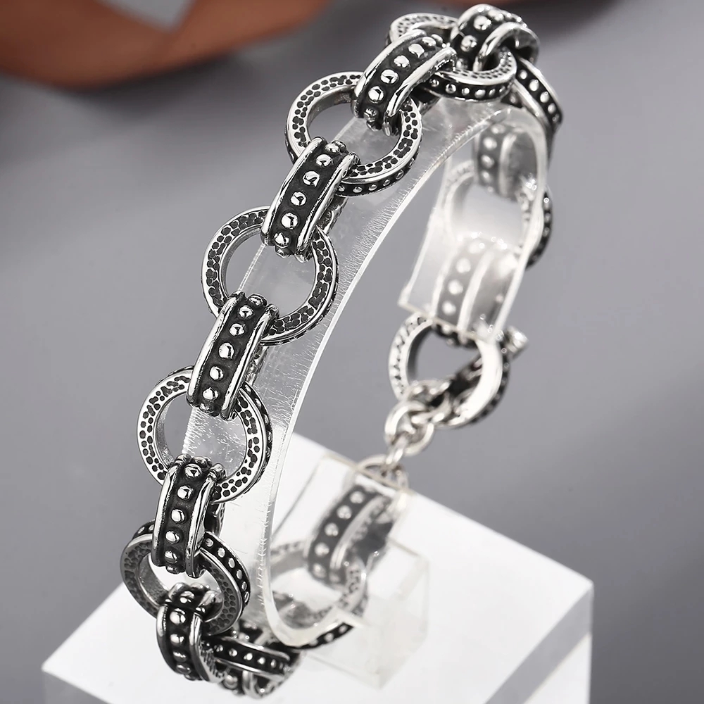 Bracelet de motard en acier in - Men'S Accessories Hand Bands avis et prix