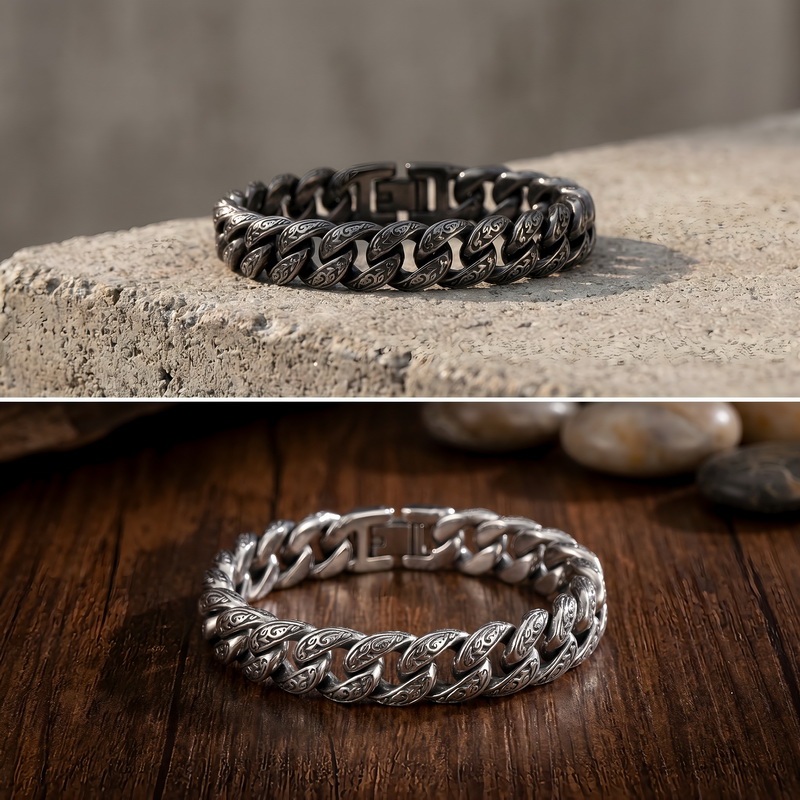 Bracelet pour homme en acier i - Men'S Accessories Hand Bands avis et prix