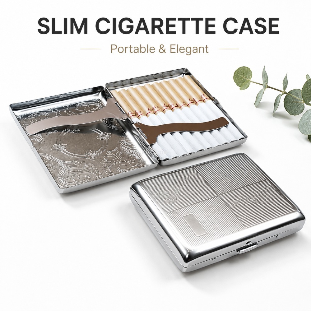 Boîte à cigarettes en acier in - Men'S Accessories avis et prix