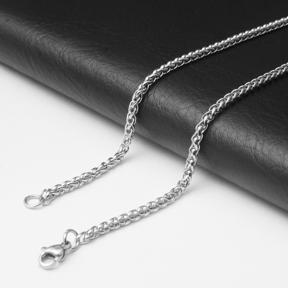 Collier à chaînes torsadées en - Men Accessories Singapore avis et prix