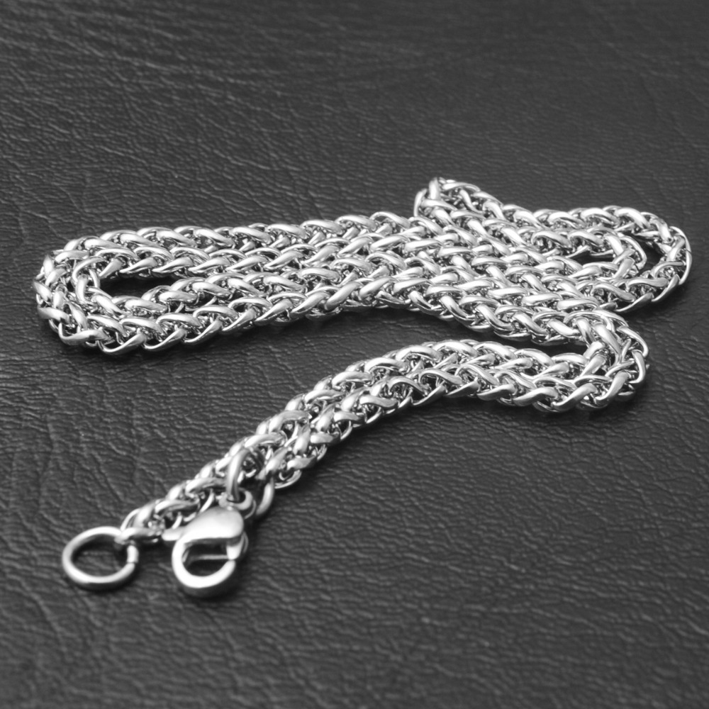 Collier à chaînes torsadées en - Men Accessories Singapore avis et prix