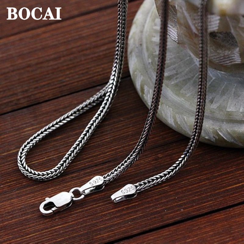 BOCAI – collier en os de serpe - Men Accessories Singapore avis et prix