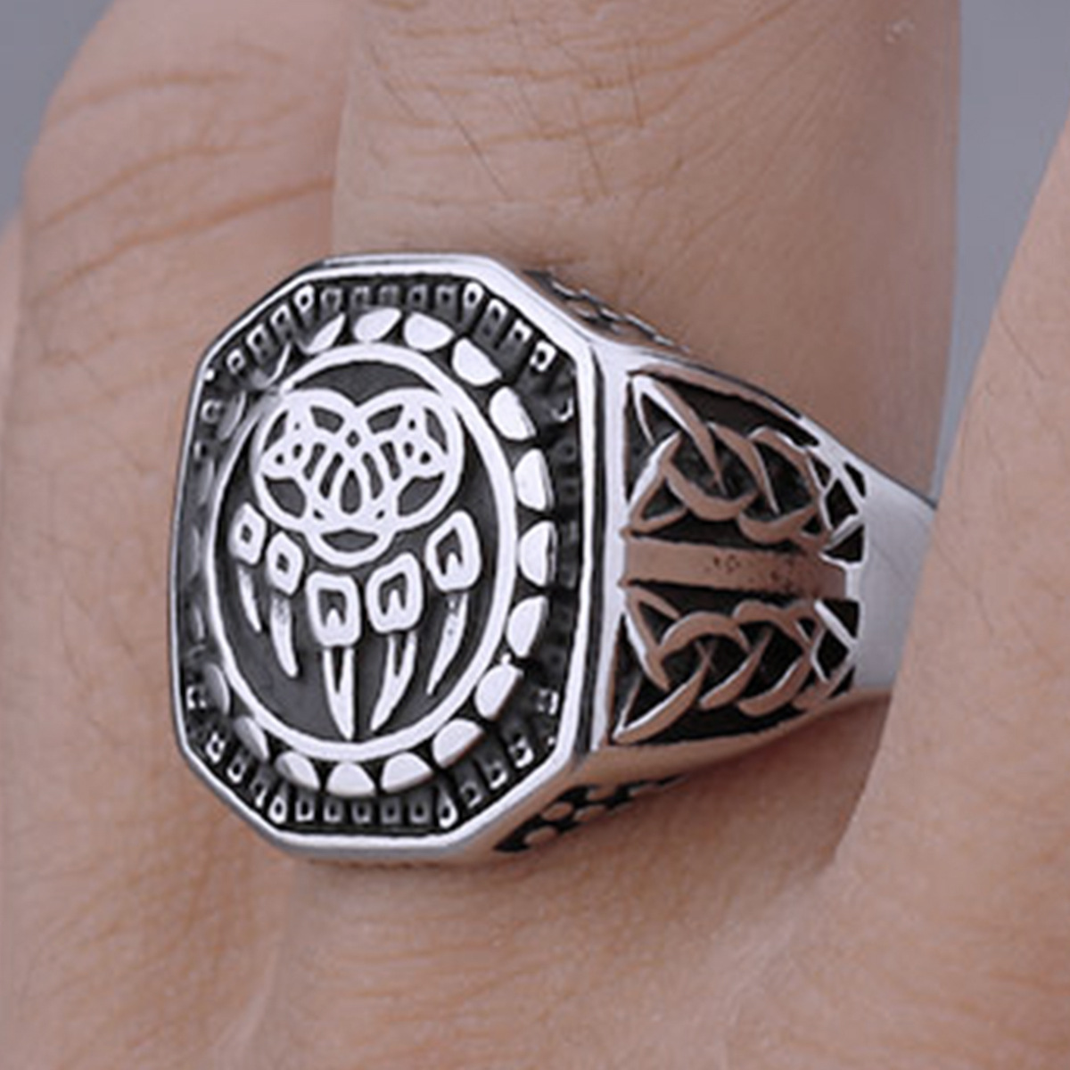Bague en acier inoxydable styl - Men'S Accessories Hand Bands avis et prix