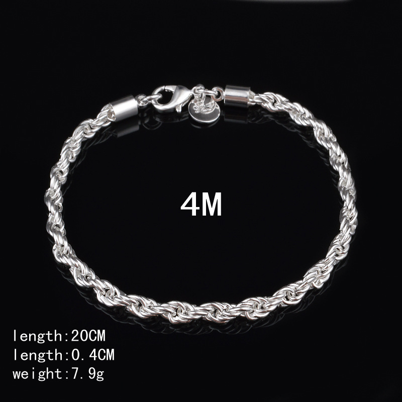 Bracelet en corde torsadée pla - Men Accessories Singapore avis et prix