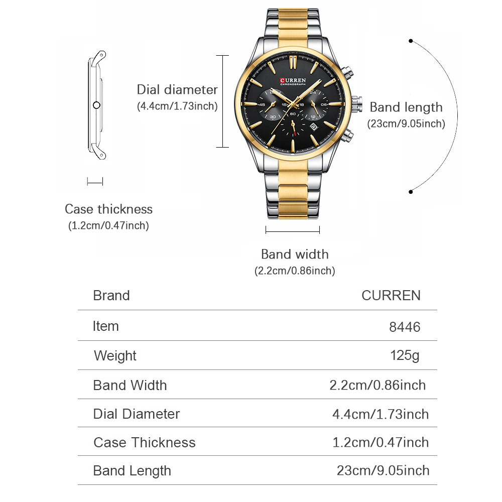 CURREN Casual Quartz Chrono Sp - Men Accessories Bracelet avis et prix
