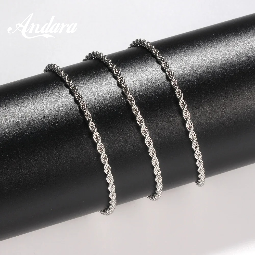 Collier chaîne torsadée en arg - Men Accessories Singapore avis et prix
