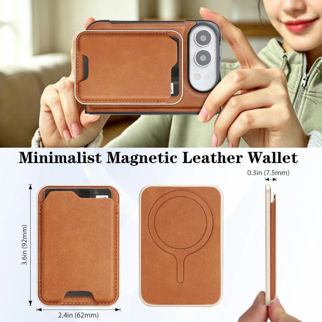 Étui de téléphone en cuir déta - Bifold Leather Wallet avis et prix