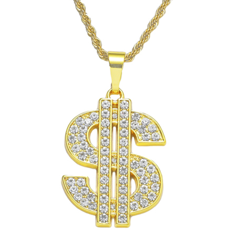 Collier signe dollar pour homm - Men Accessories Singapore avis et prix