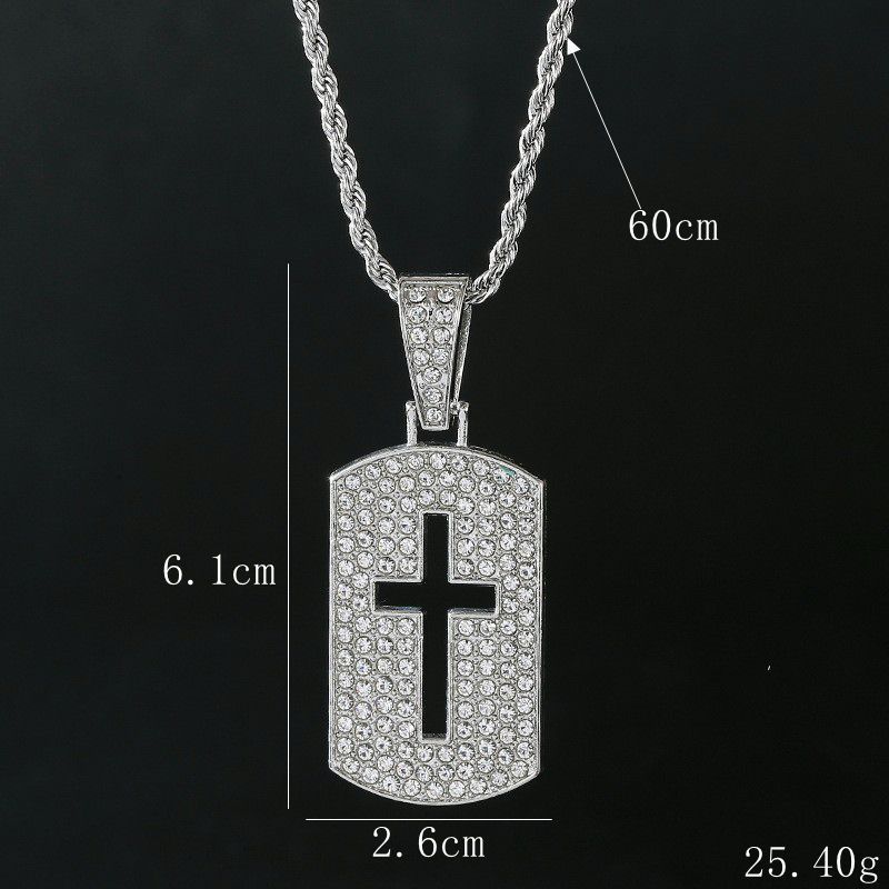 Collier pendentif Hip Hop, pol - Men Accessories Singapore avis et prix